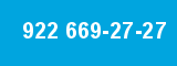 922 669-27-27